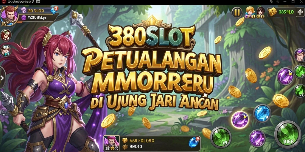 Tangkapan layar menampilkan petualangan seru dalam game MMORPG 380SLOT.