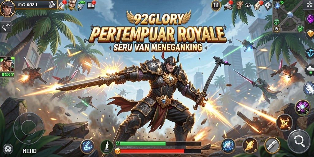 Gameplay seru di 92GLORY saat pemain beradu strategi.