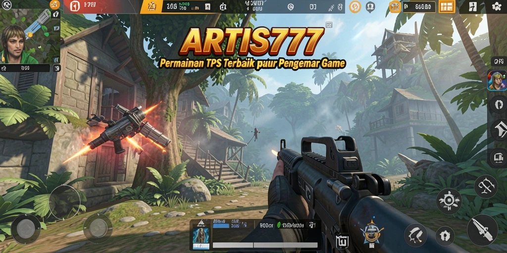 Tangkapan layar menunjukkan aksi gameplay TPS yang mendebarkan.