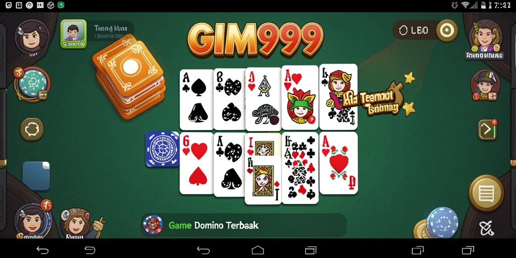 Tampilan gameplay Domino yang seru dan kompetitif di GIM999.