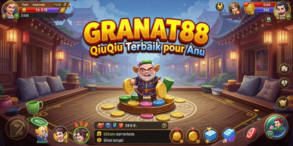 Tampilan gameplay QiuQiu yang menarik dan interaktif di GRANAT88.