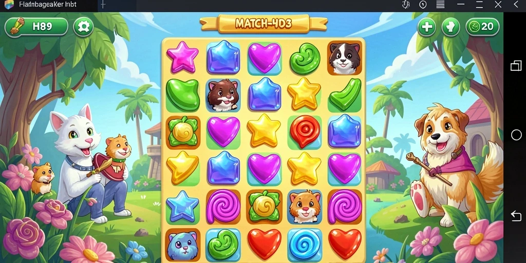 Tangkap momen seru dari gameplay H89 dengan aksi Match-3 yang mendebarkan.