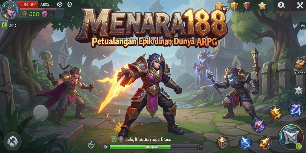 Tampilan gameplay menakjubkan dalam MENARA188 yang menampilkan petualangan seru.