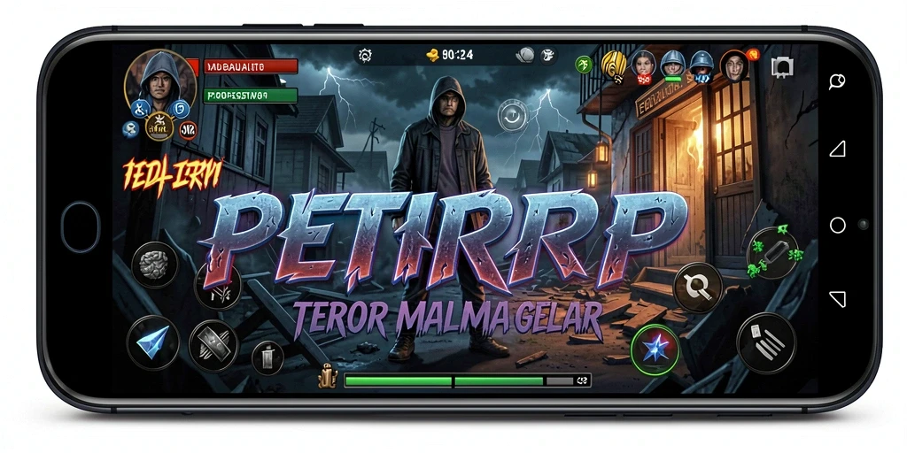 Gameplay PETIRRP yang menegangkan dan penuh kengerian.