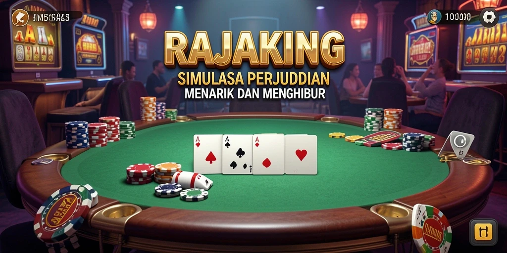 Gameplay RAJAKING dengan grafik menawan dan fitur menarik.