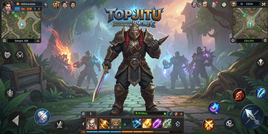 Tampilan menarik dari gameplay MMORPG TOPJITU yang penuh aksi.