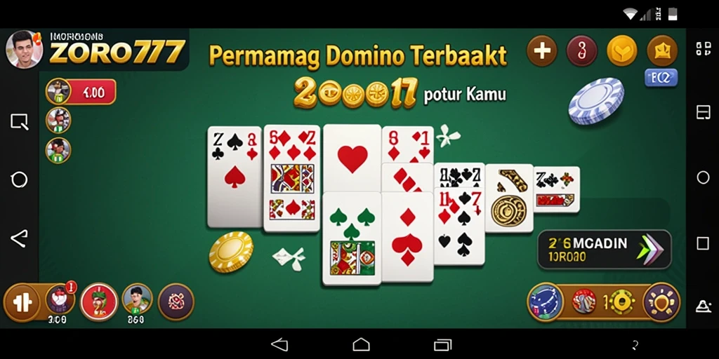 Tampilan gameplay seru dari ZORO77 dengan grafis menawan.